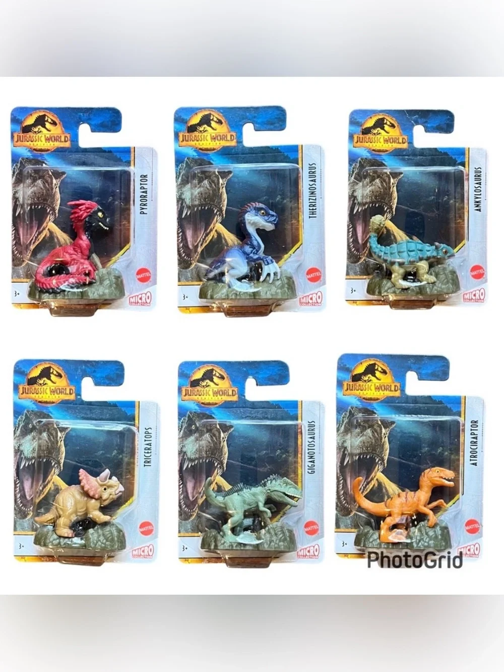 Jurassic World Dominion Dinosaur Micro Collection Figures New Lot Of 6